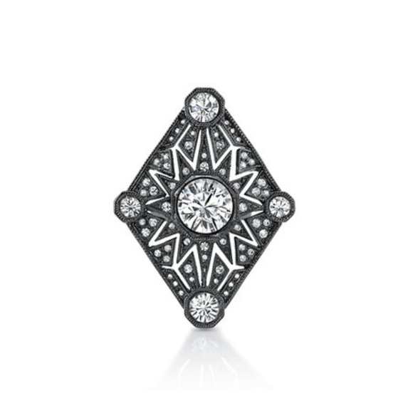House of Harlow 1960 Gunmetal Ring  NWOT - Picture 1 of 5